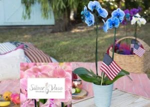 Silver Vase 4th of July